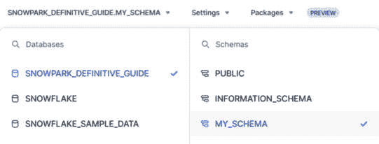 图 2.11 – 工作表上下文