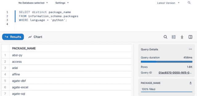 图 2.17 – Anaconda 包查询