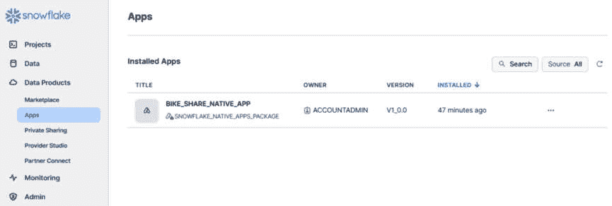 图 7.21 – 本地应用程序仓库