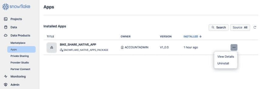 图 7.33 – 卸载应用程序